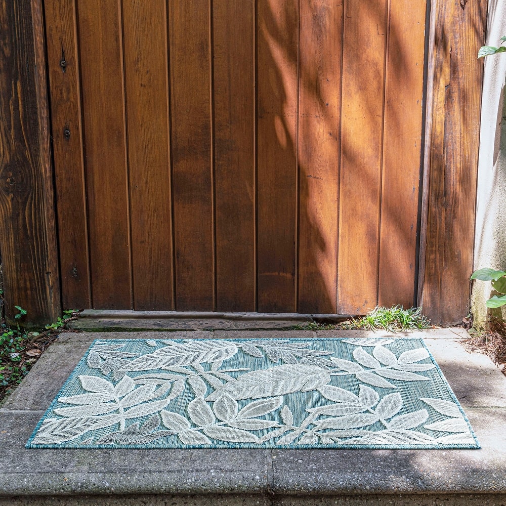 Tropicana Tropical Floral Indoor/Outdoor Area Rug