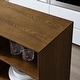 preview thumbnail 4 of 5, 47.3" Farmhouse Fluted Sideboard Cabinet with 2 Doors, Fixed Shelves & Outlet Holes - Storage Buffet for Entryway