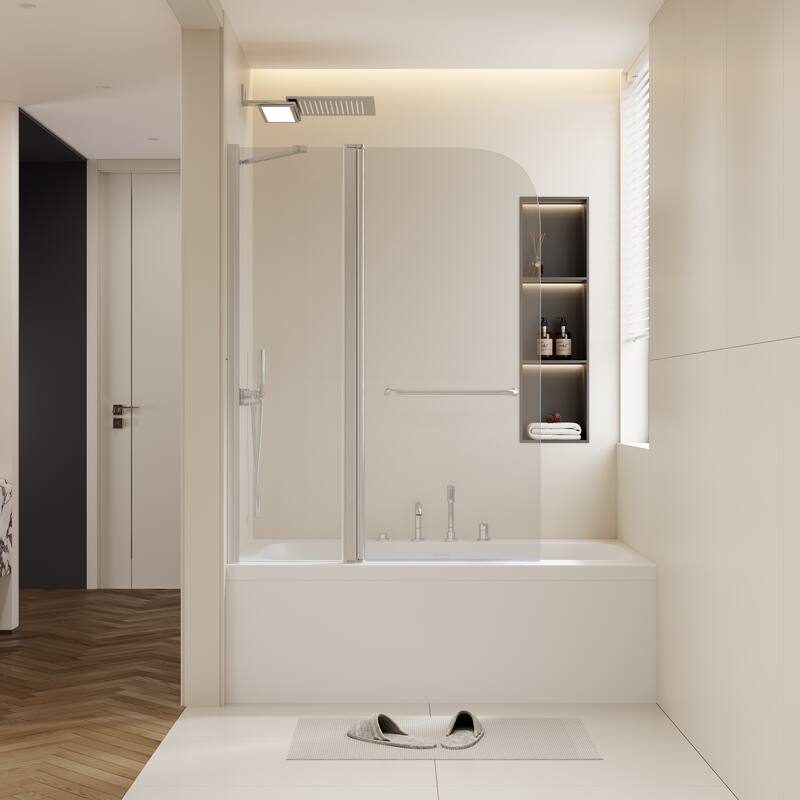 Rise and down rotation shaft door Shower Doors