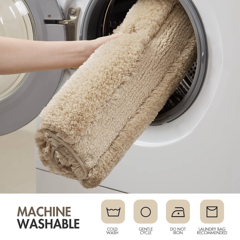 Madison Park Tufted Pearl Channel Solid Bath Rug