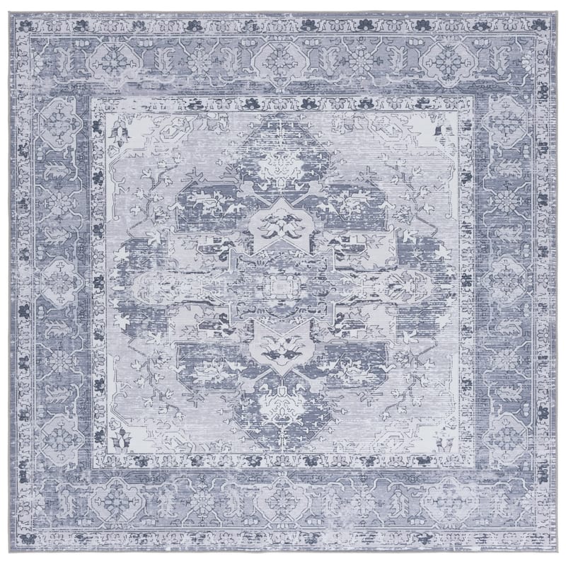 SAFAVIEH Tucson Machine Washable Slip Resistant Salome Oriental Medallion