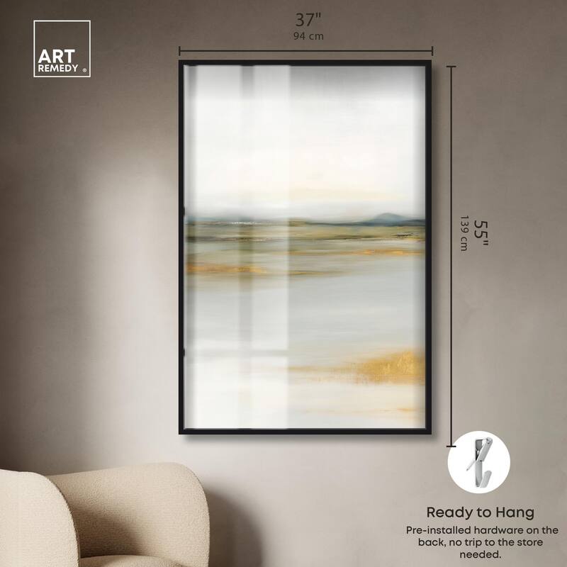 Misty Expanse I Shadowbox by Art Remedy