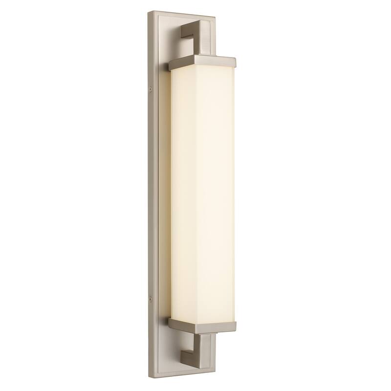 22" Integrated LED Bathroom Vanity Light Bar - Brushed Nickel