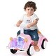 preview thumbnail 2 of 28, Gymax Kids Ride on Push Car w/ Steering Wheel Horn & Light Under Seat Pink