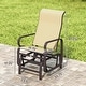 preview thumbnail 28 of 32, Outsunny Outdoor Glider Chair Set of 2, Gliders for Outside Patio with Smooth Rocking Mechanism