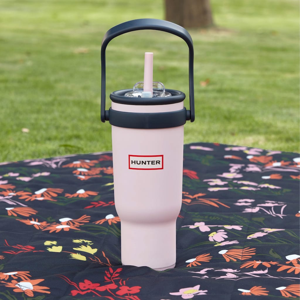 Hunter SwiftSip Hydration Stainless Steel Tumbler with Screw-Top Lid and Flip Carry Handle