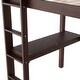 preview thumbnail 51 of 53, Loft Pine Wood Bed Frame with Safety Guardrail,Built-In Desk,Ladder,Twin Size