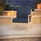 preview thumbnail 75 of 183, Sunbrella Outdoor Deep Seat Cushion Seat 25 x 25.5 x 5 | Back 25 x 18 x 5 - Spectrum Indigo
