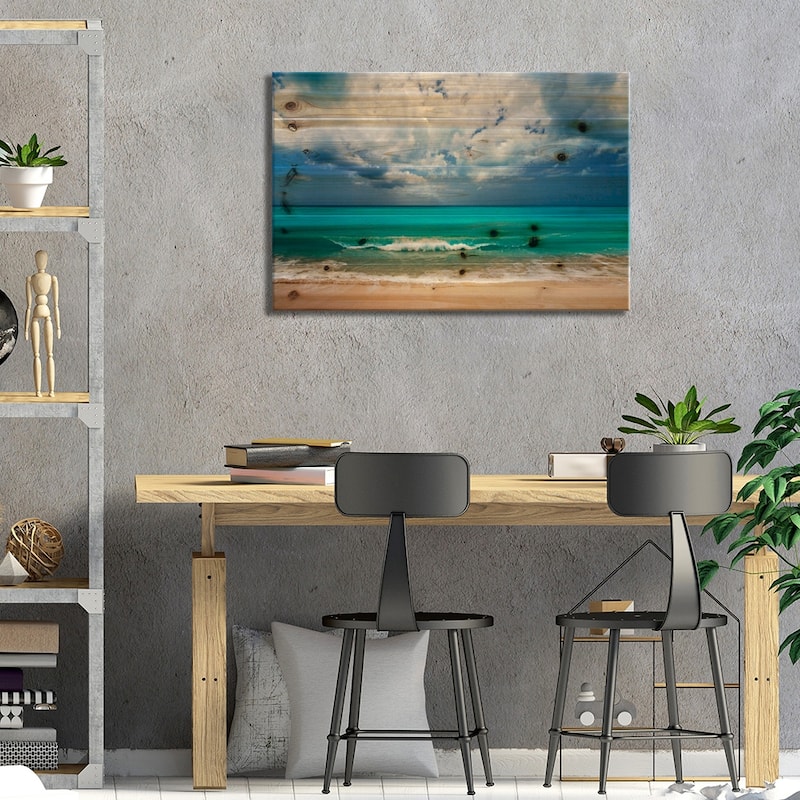 His Arrow Print On Wood by CAD Designs - Multi-Color