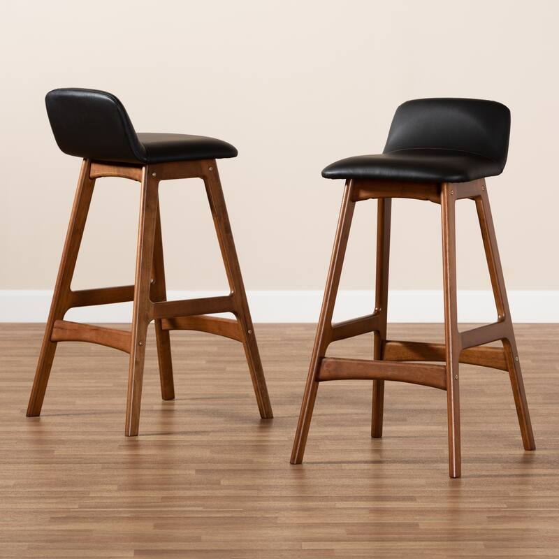 Darrin Mid-Century Modern 2-PC Bar Stool Set