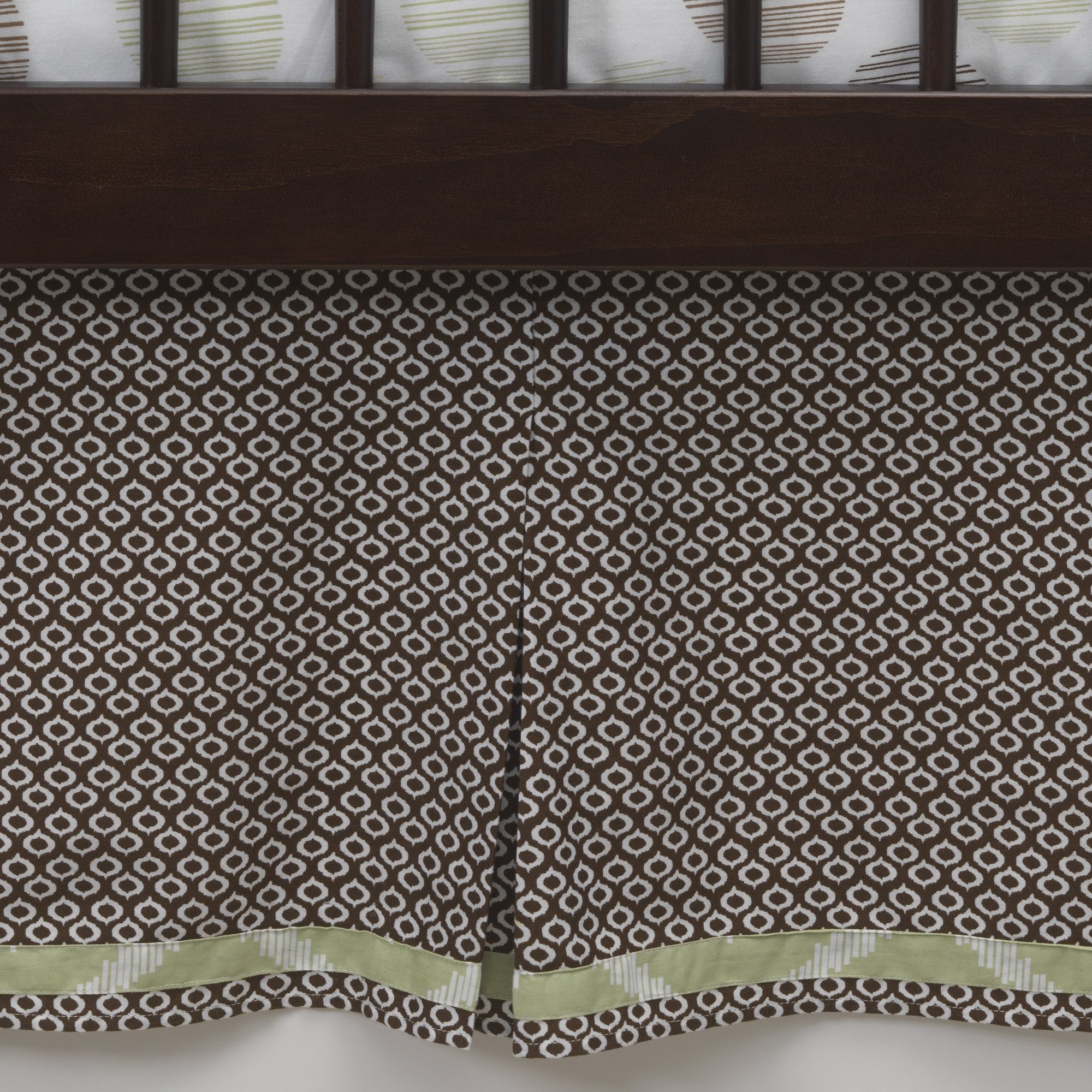 Shop Lambs Ivy Giraffe Collection Brown Green Geometric Pleated
