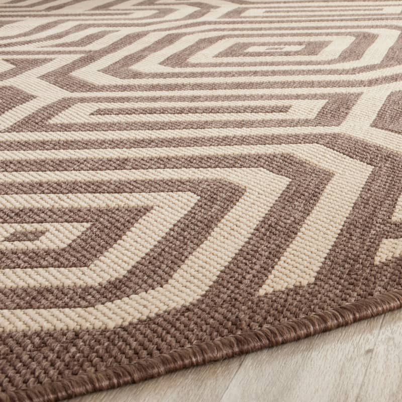 SAFAVIEH Courtyard Billye Indoor/ Outdoor Waterproof Patio Backyard Rug