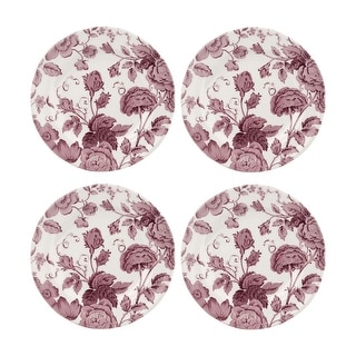 Spode Kingsley Plates Set of 4 Made of Fine Earthenware