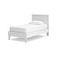 preview thumbnail 27 of 32, Signature Design by Ashley Hallityn White Panel Platform Bed