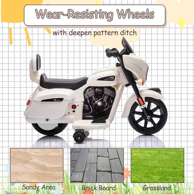 Ride on Motorcycle for Kids, 6V Electric Dirt Bike