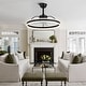 preview thumbnail 108 of 118, 20"/24"/72" Oaks Aura Cotti Low Profile Dimmable Smart Ceiling Fan with Lights 6-Speed Flush Mount Modern Remote