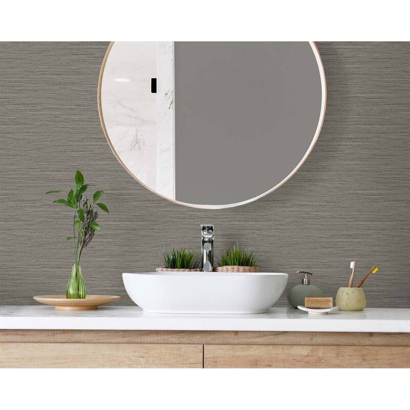 DuPont Tedlar Braided Faux Jute High Performance Vinyl Unpasted Wallpaper
