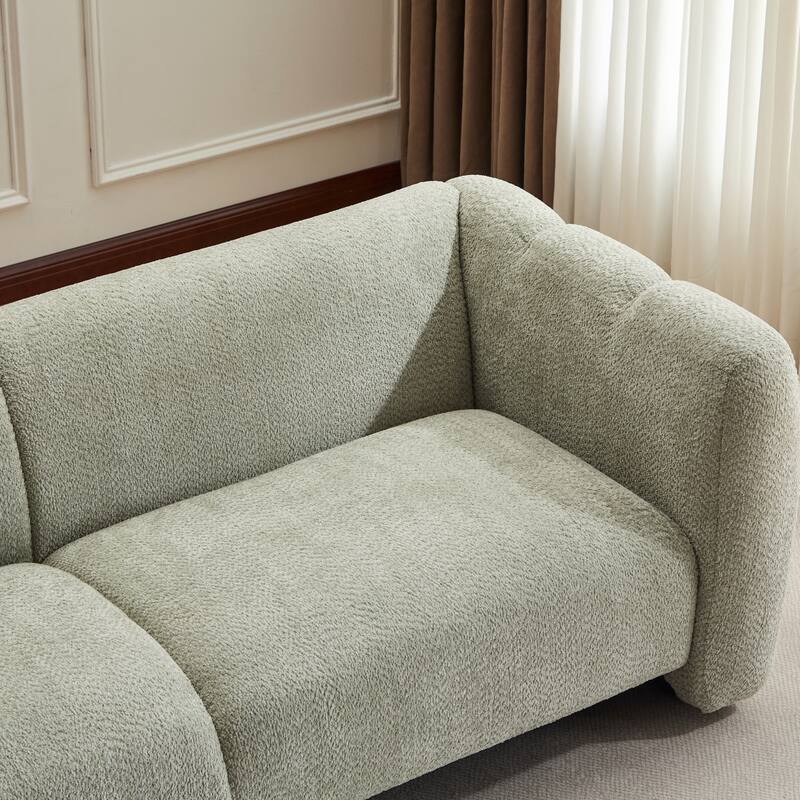 Christopher Knight Home - Tonson 83" 3-Seater Wave Design Sofa