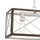 preview thumbnail 39 of 48, Acroma 3 - Light Linear Modern Farmhouse Rectangle Chandelier - N/A