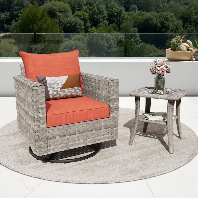 XIZZI Outdoor Seat Back Cushion Set Plush Comfort for Patio Furniture
