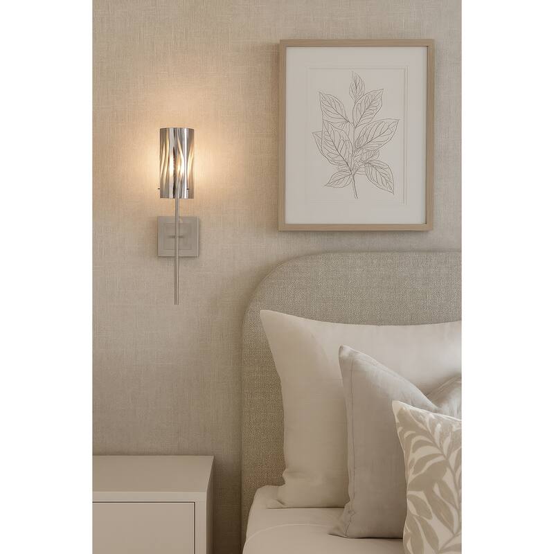 Varaluz Chroman Empire 1-Light Wall Sconce - Chrome