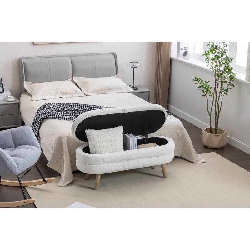 Storage Bench Bedroom Bench With Wood Legs