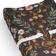 preview thumbnail 4 of 4, Sweet Jojo Designs Boho Wildflower Vintage Floral Girl Changing Pad Cover Sheet Black Orange Teal Bohemian Farmhouse Cottagecore
