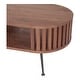 preview thumbnail 4 of 8, Aurelle Home Mid-Century Modern Rounded Coffee Table