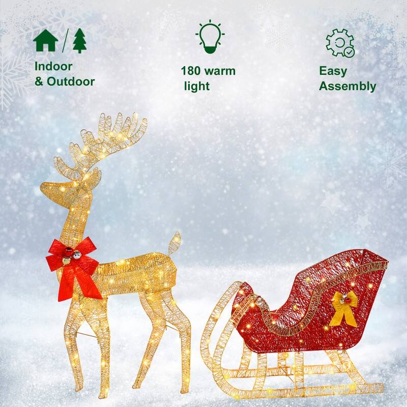 Outdoor Courtyard Elk Decoration