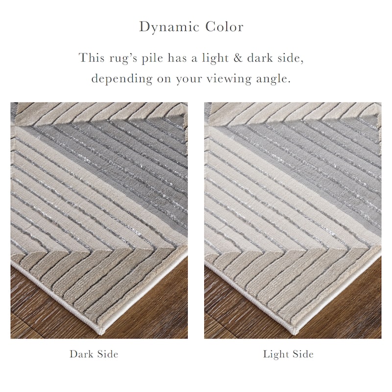Grand Bazaar Orin Machine Made Geometric Modern Area Rug