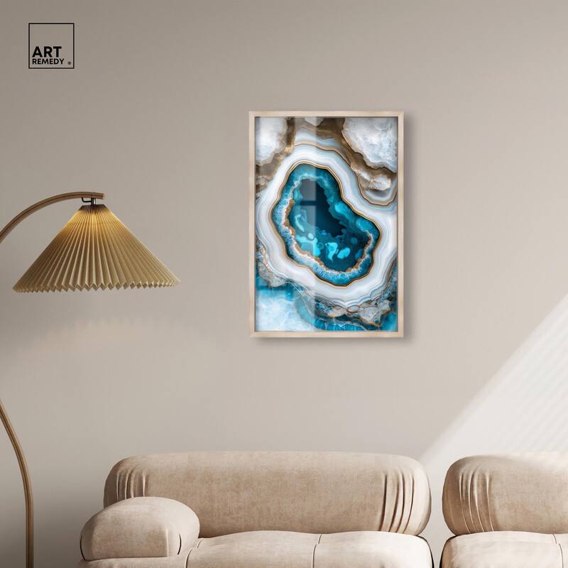 Gilded Geode Eye III Shadowbox by Art Remedy