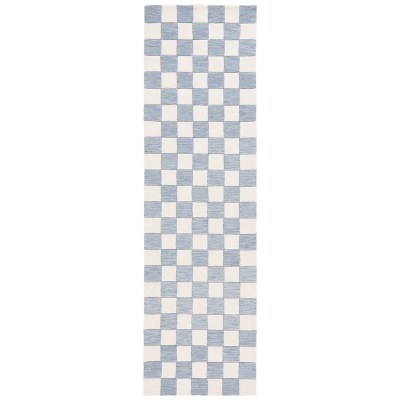 SAFAVIEH Handmade Martha Stewart Collection Berthild Checkered Wool Rug