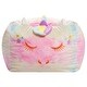 preview thumbnail 1 of 94, Animal Bean Bag Chair for Kids, Soft Cozy Animal Chair for Bedrooms Large - 24 inch - Tie Dye Unicorn