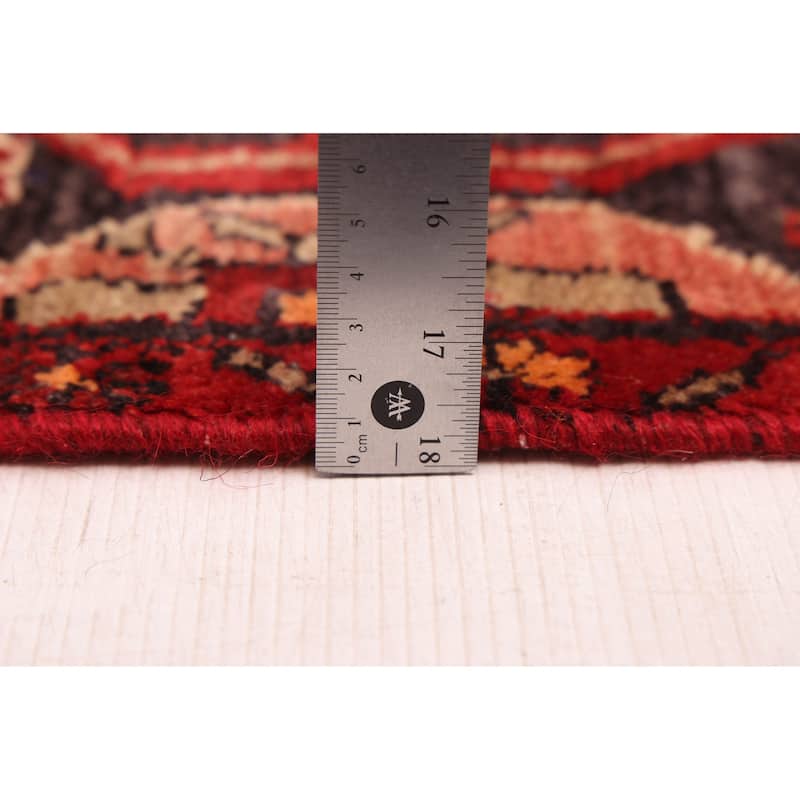 ECARPETGALLERY Hand-knotted Anadol Vintage Navy, Red Wool Rug - 4'5 x 6'11