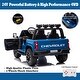 preview thumbnail 14 of 15, 24V Chevrolet Silverado Ride-On Truck for Kids Dual Control Remote Control Bluetooth Licensed Design Christmas Gift