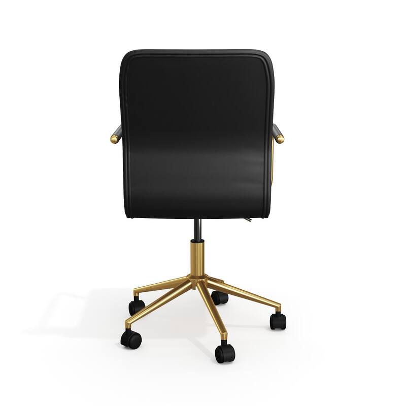 Martha Stewart Upholstered Swivel Office Chair
