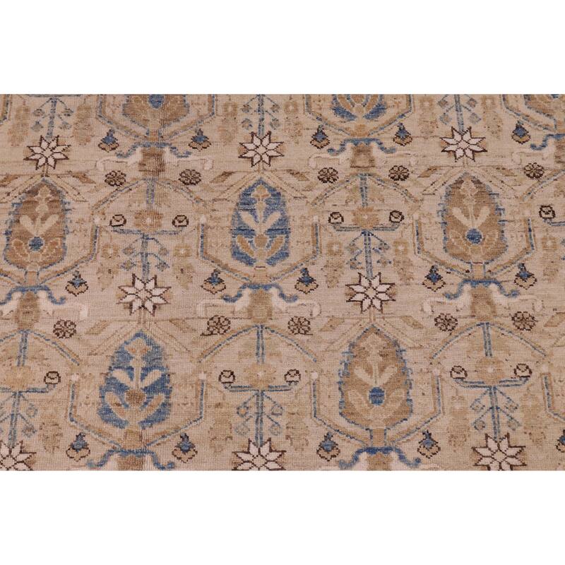 Vintage Herati Bidjar Hand Knotted Wool Rug