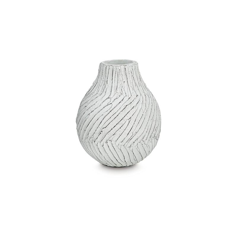 Signature Design by Ashley Shelvie White/Black Vase