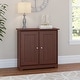preview thumbnail 1 of 47, Bush Furniture Cabot Small Storage Cabinet with Doors - 31.38"L x 12.40"W x 29.96"H