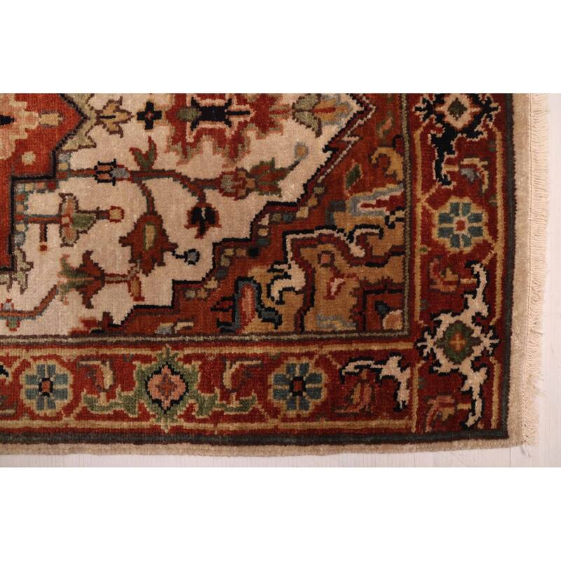 ECARPETGALLERY Hand-knotted Jules Sultane Ivory Wool Rug - 2'6 x 7'11