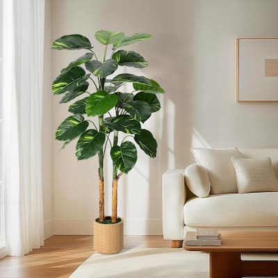 5FT Artificial Scindapsus Aureus Plant, Artificial Tree