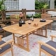 preview thumbnail 4 of 20, Cambridge Casual Chignik 7-piece Teak Patio Extendable Dining Set