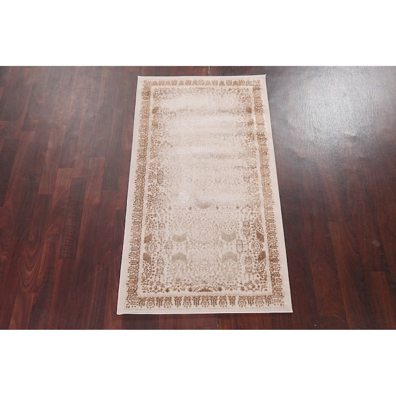 Geometric Damask Transitional Oriental Turkish Rug Decorative Carpet