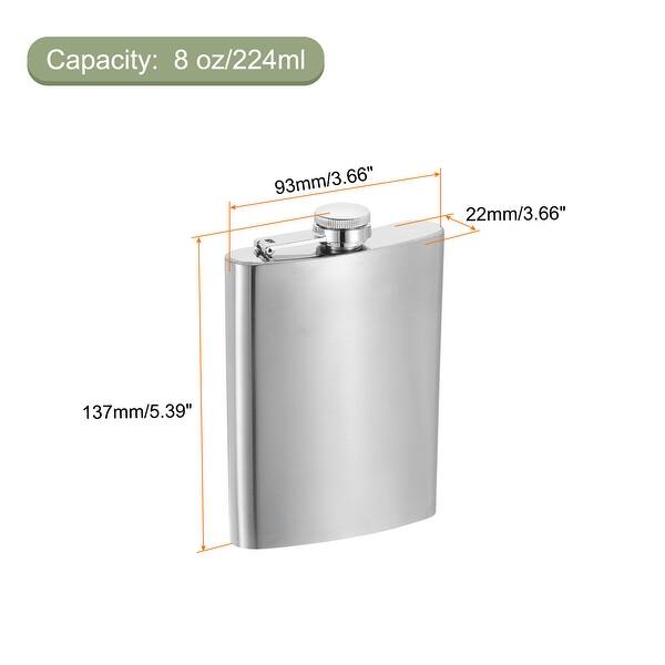 8oz Beyond Stainless Steel Flask 8oz Beyond Stainless Steel Flask