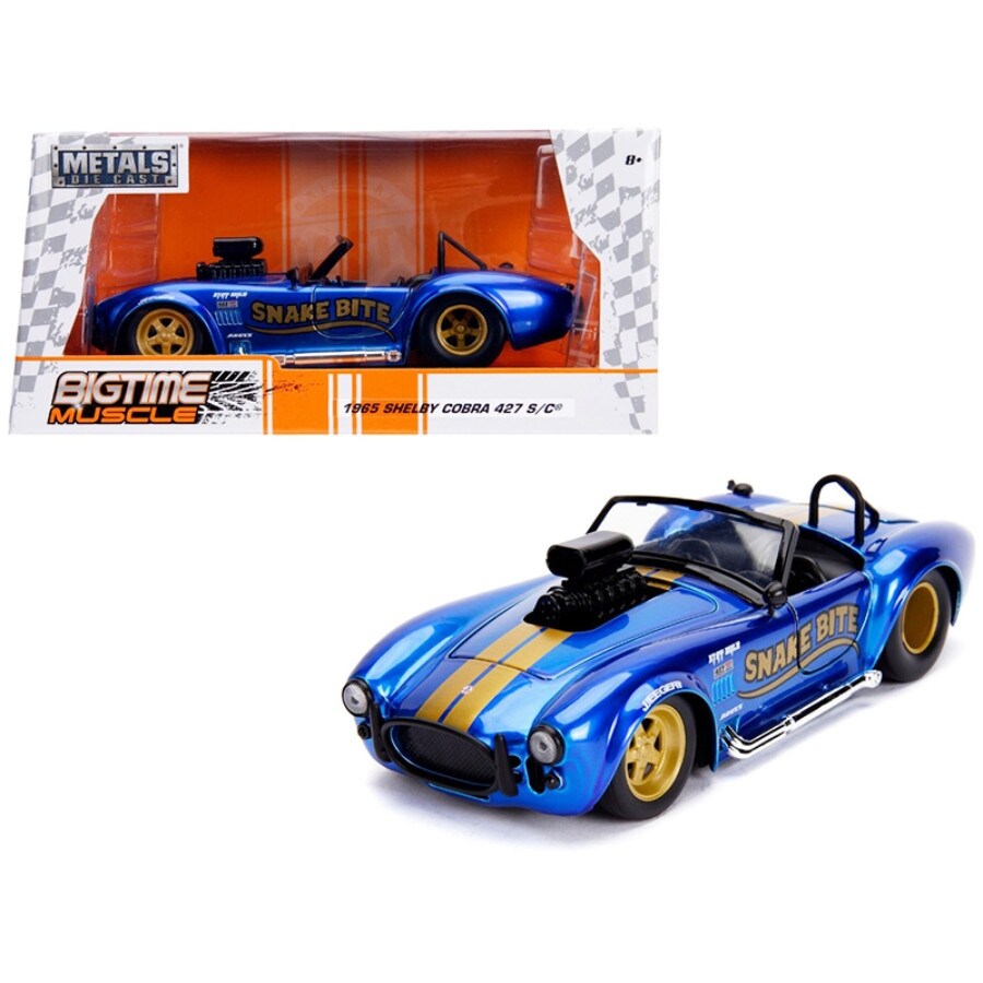 Shop 1965 Shelby Cobra 427 S C Candy Blue With Gold Stripes Snake