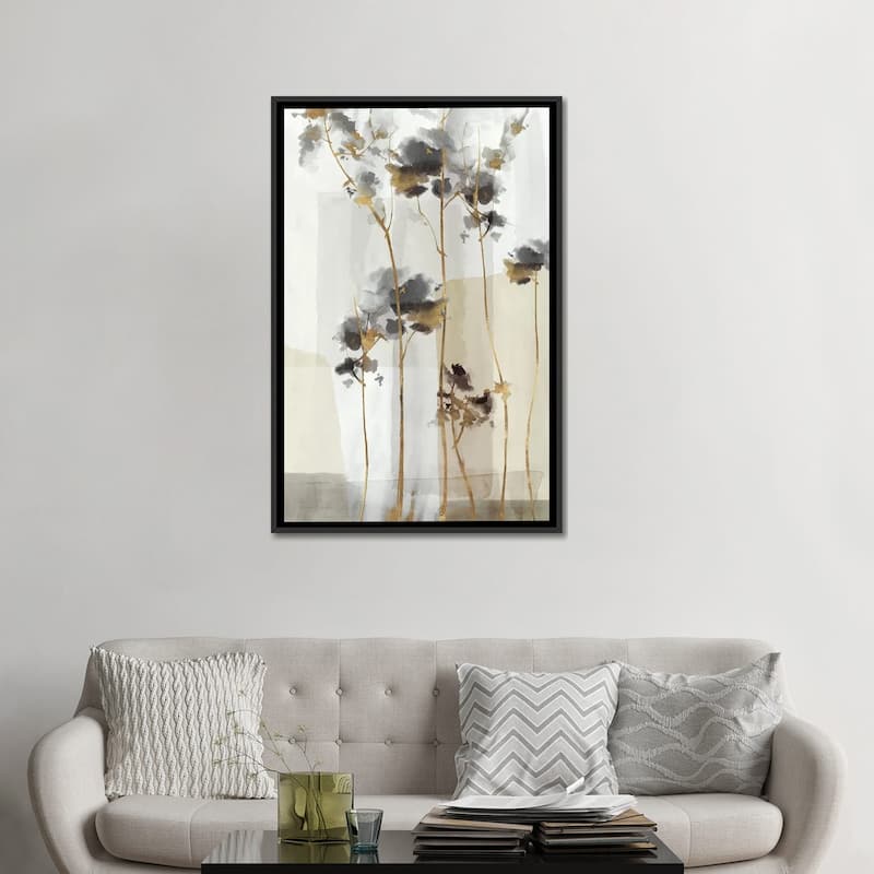 iCanvas "Golden Zen II" by Eva Watts Framed Canvas Print