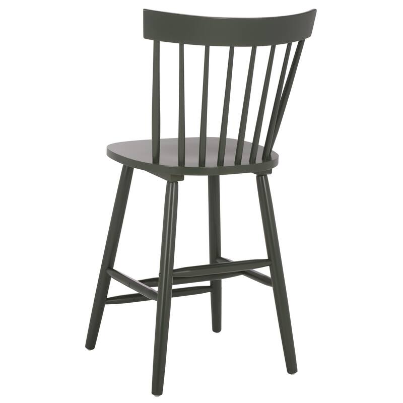 SAFAVIEH Biddie 24-inch Spindle Farmhouse Counter Stool (Set of 2) - 20" W x 21" D x 39" H - 20"W x 21"D x 39"H