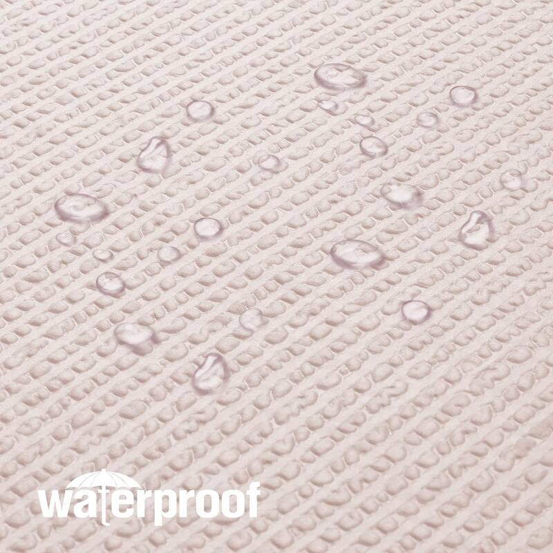Berry Shower Curtain, Pink Bathroom Curtain with Textured, Embossed