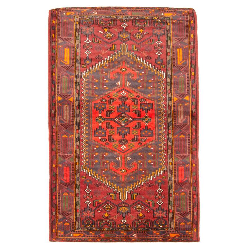 ECARPETGALLERY Hand-knotted Andelz Grey Wool Rug - 4'2 x 6'7