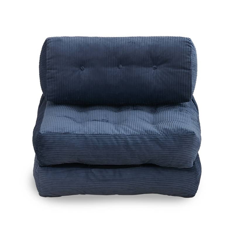 Mixoy W32''/W50'' Corded Velvet Fabric Folding Floor Lazy Futon Sofa Bed